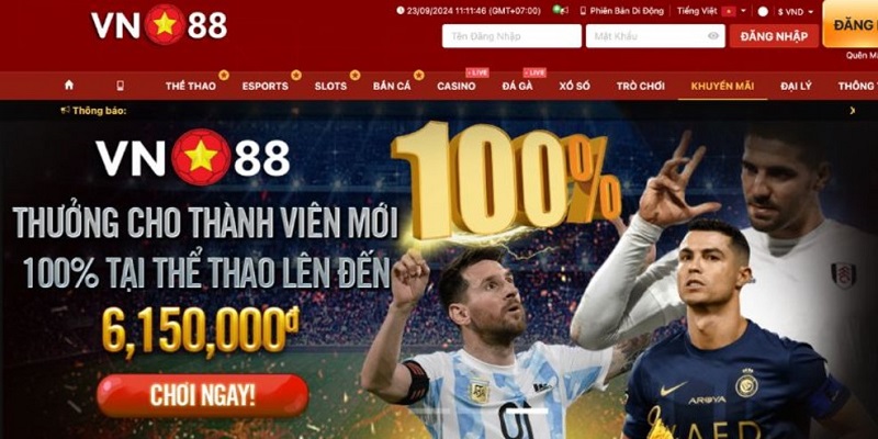 Khuyến mãi VN88 ngập tràn